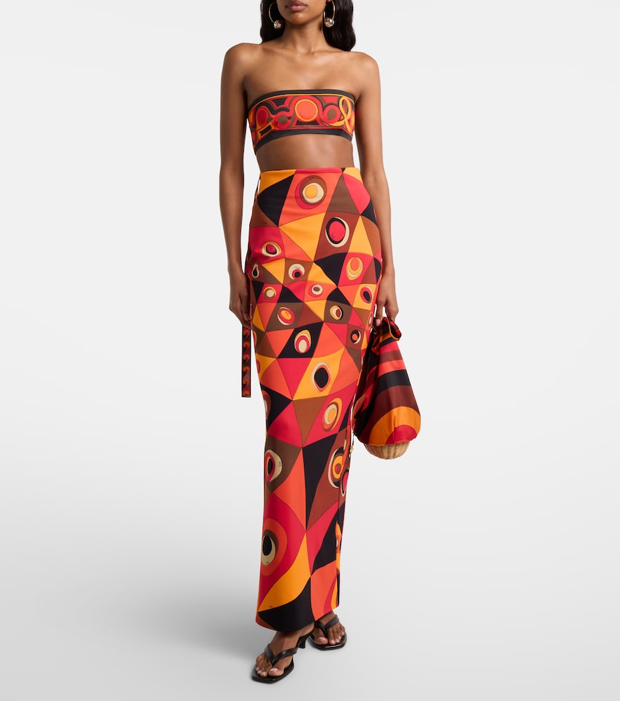 Pucci Occhi jersey maxi skirt