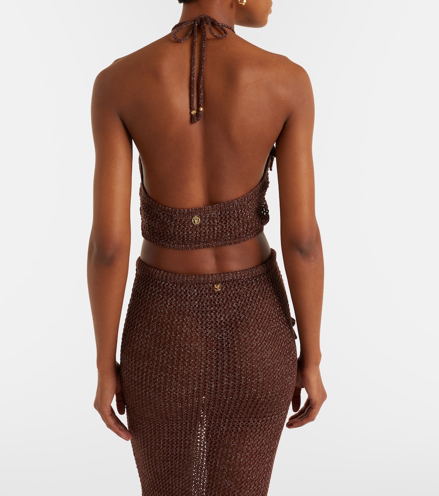  Bananhot Bananhot Cropped-top Cori Aus Lamé 