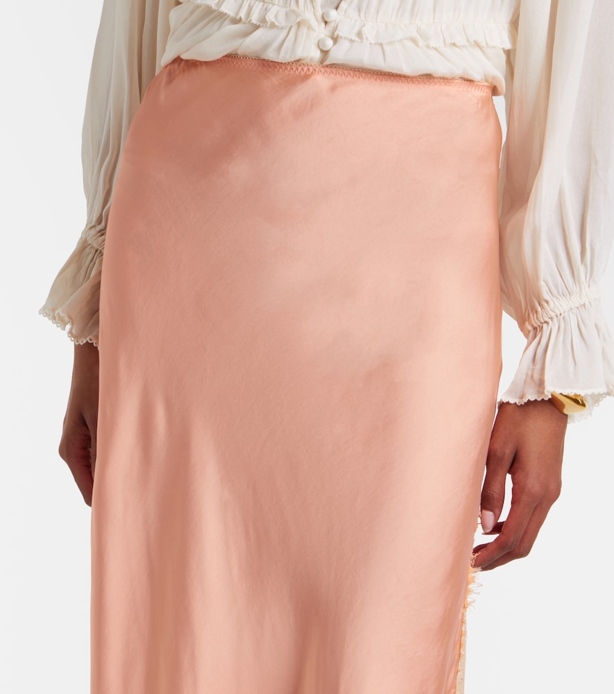  Poupette St Barth Poupette St Barth Midirock Bianca Aus Satin 