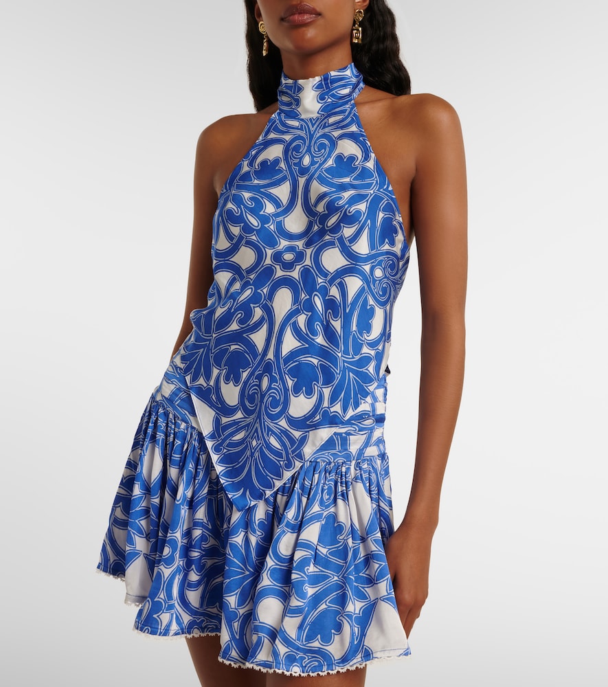 Guilia Printed Halterneck Top
