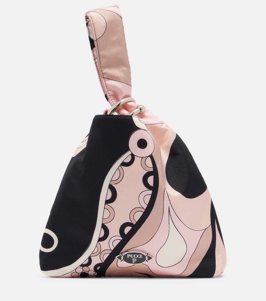 Henkeltasche Emilio Orchidee aus Seiden-Twill