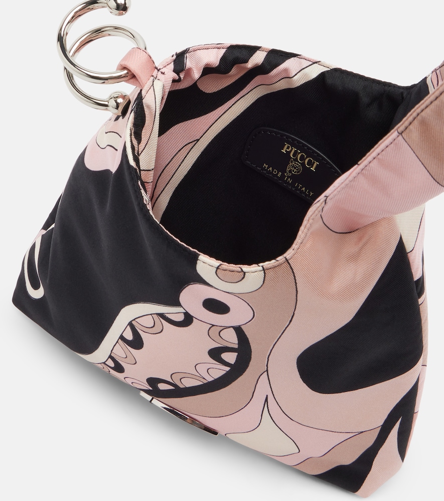  Pucci Pucci Emilio Orchidee Silk Twill Top-handle Bag 