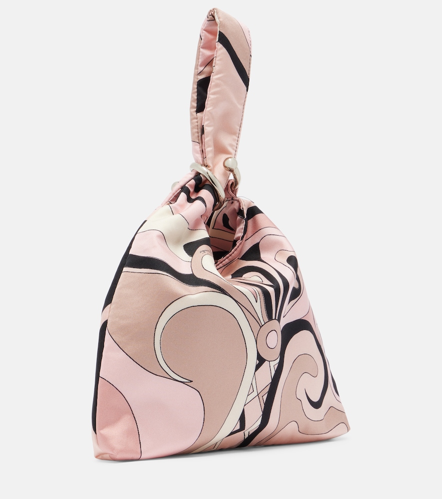 Pucci Pucci Emilio Orchidee Silk Twill Top-handle Bag 