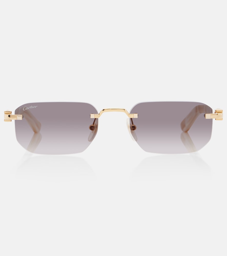 Cartier Eyewear Collection Signature C rectangular sunglasses