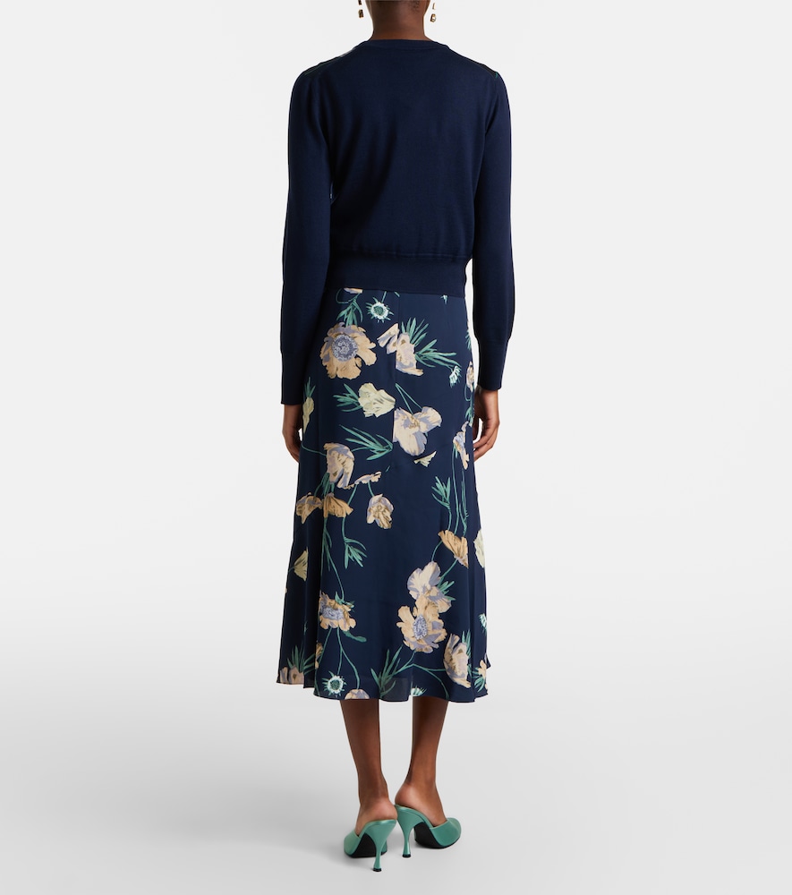  Erdem Erdem Floral Midi Skirt 