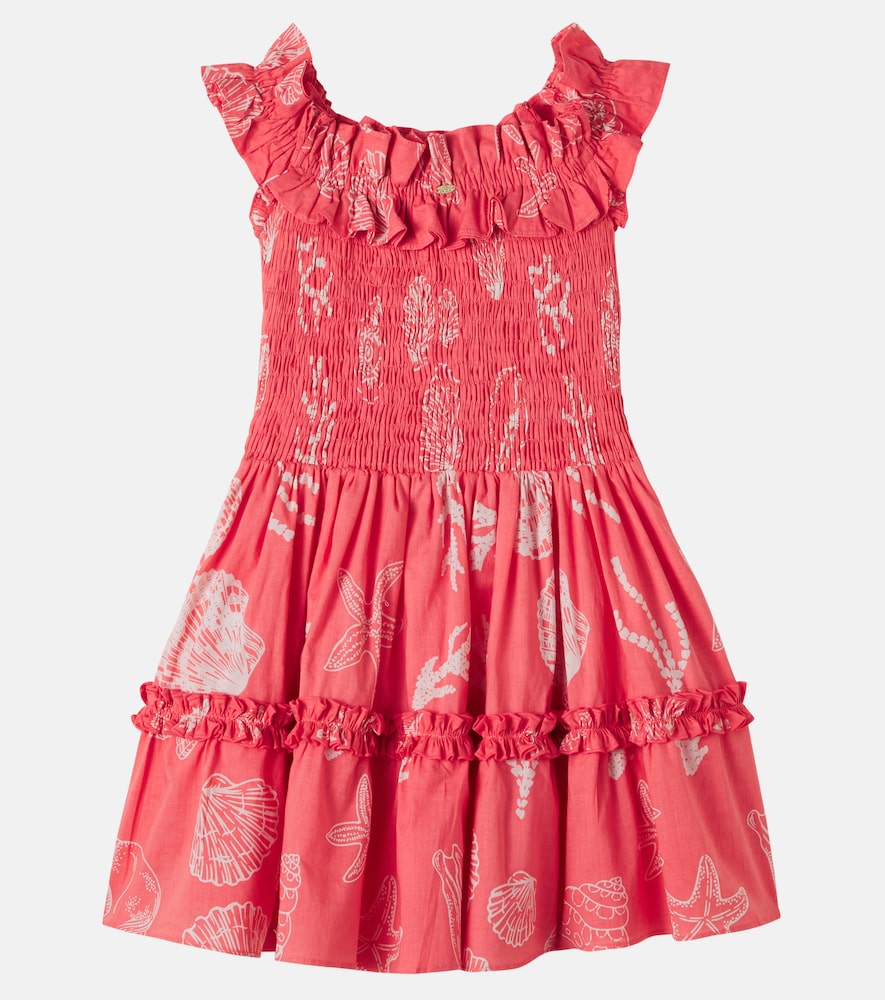  Poupette St Barth Kids Poupette St Barth Kids Kleid Amber Aus Baumwolle 