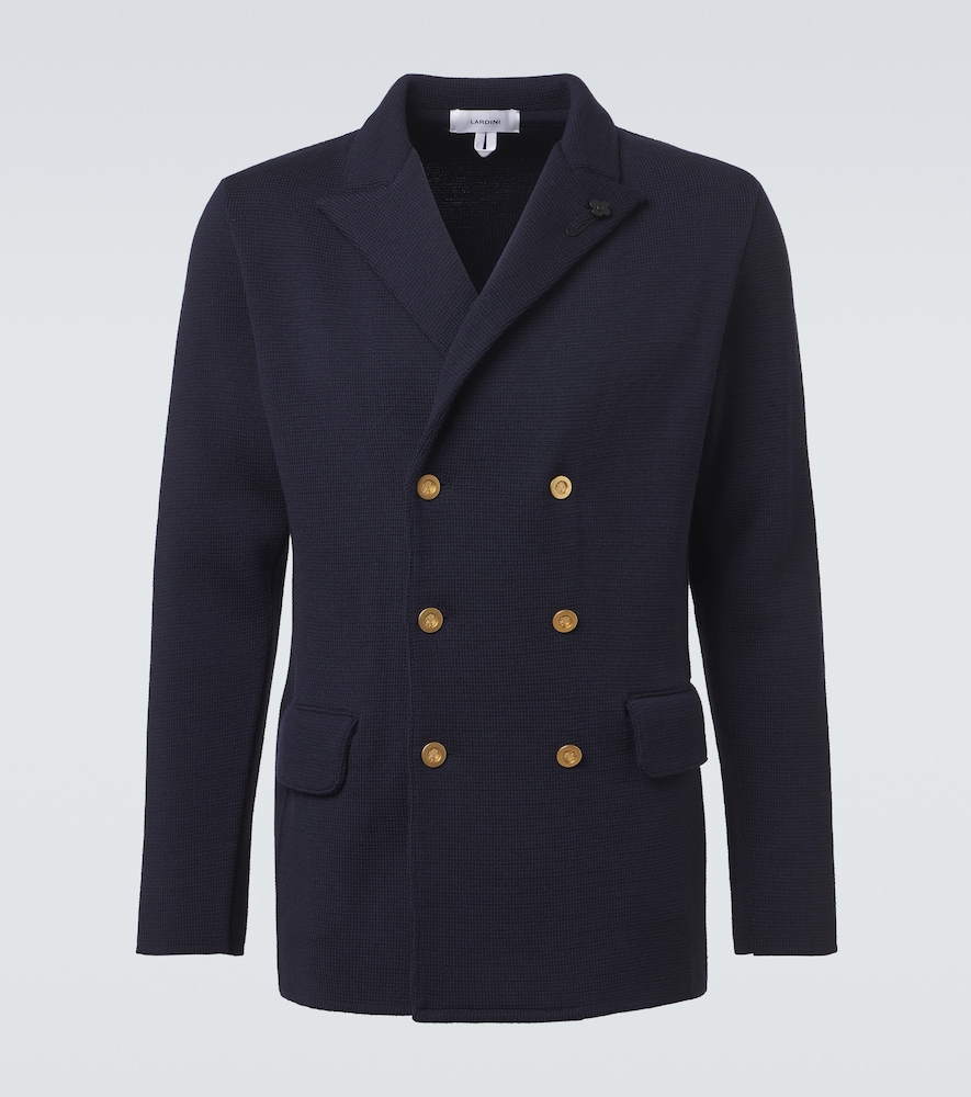 Blazer doppiopetto in lana vergine