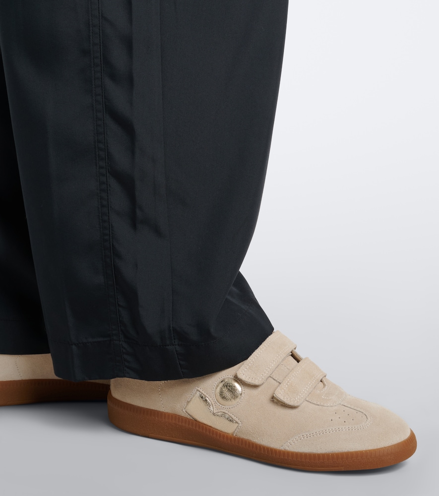 Beth Suede Low-Top Sneakers