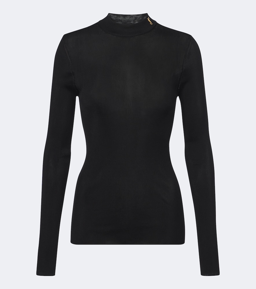 Cassandre Ribbed-Knit Top
