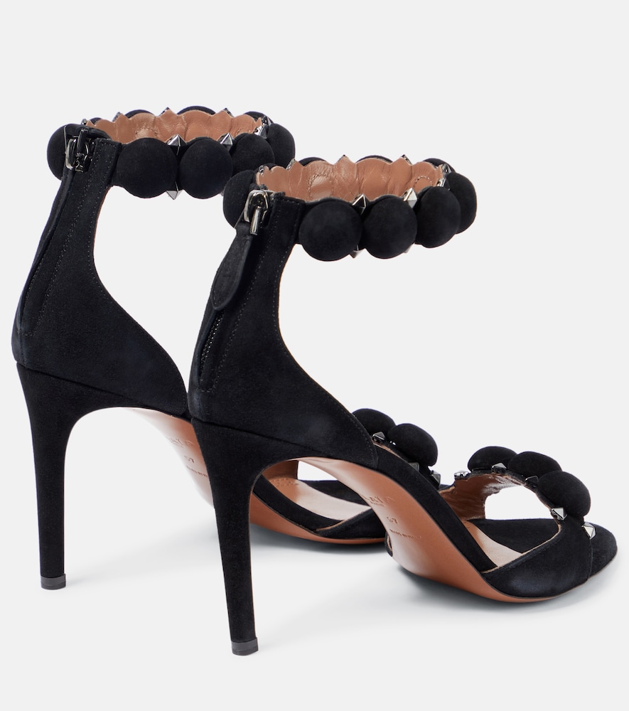  Alaia Alaã¯a La Bombe 90 Suede Sandals 