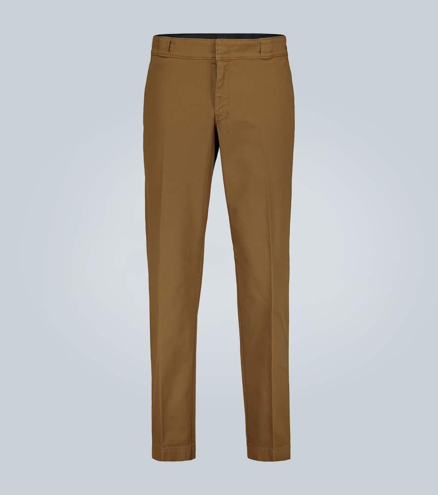 Prada Stretch-cotton pants with logo