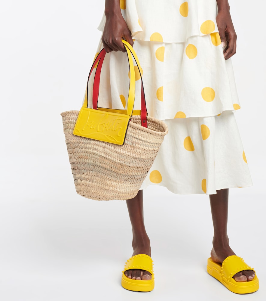 Christian Louboutin Loubishore woven tote