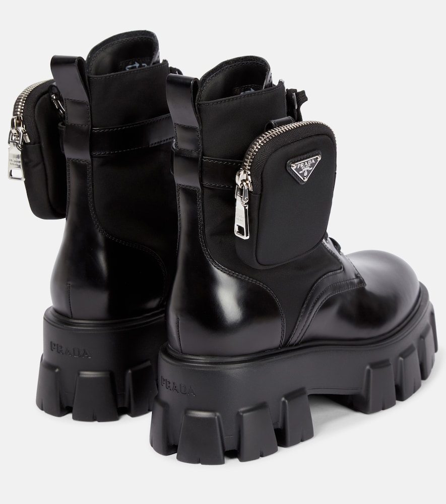  Prada Prada Botines Monolith De Piel 