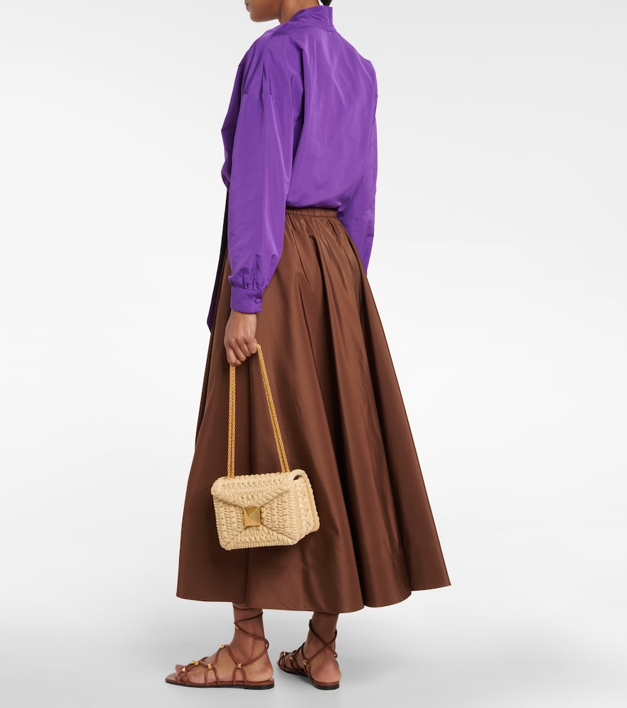  Valentino Valentino Jupe Midi En Soie 