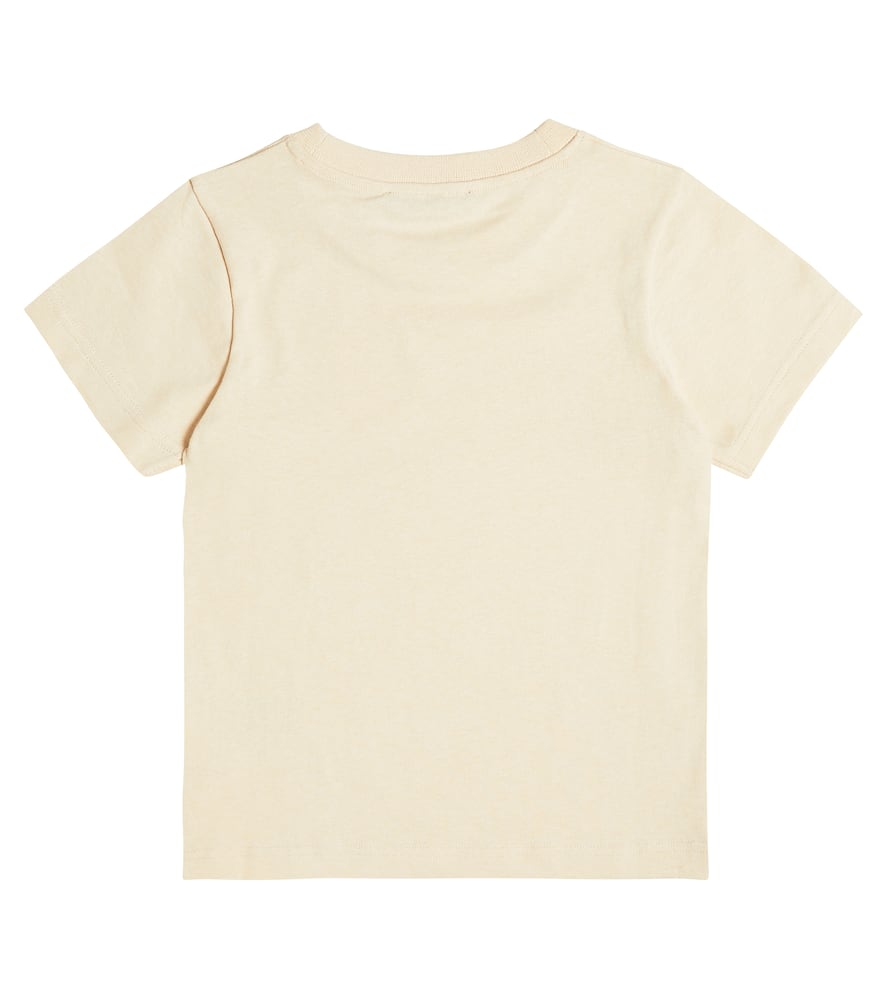 Shop Acne Studios Printed Cotton Jersey T-shirt In Neutrals