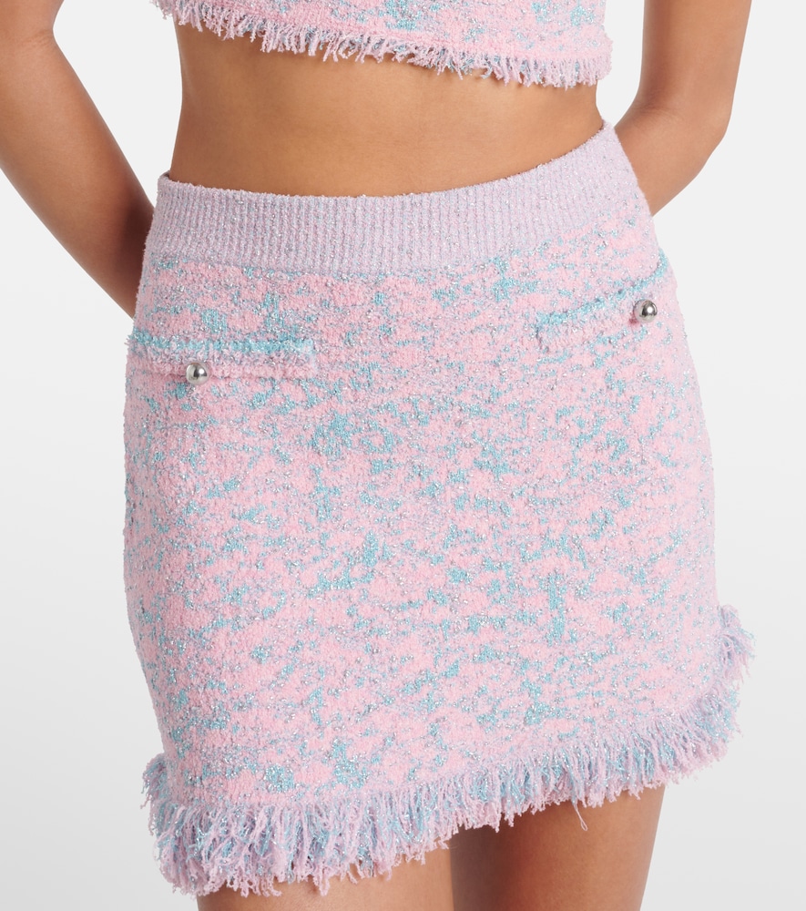 Rabanne Rabanne Tweed Miniskirt 