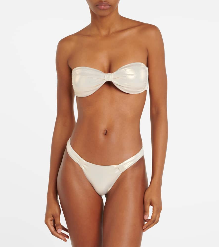 MELISSA ODABASH STOCKHOLM BANDEAU BIKINI TOP