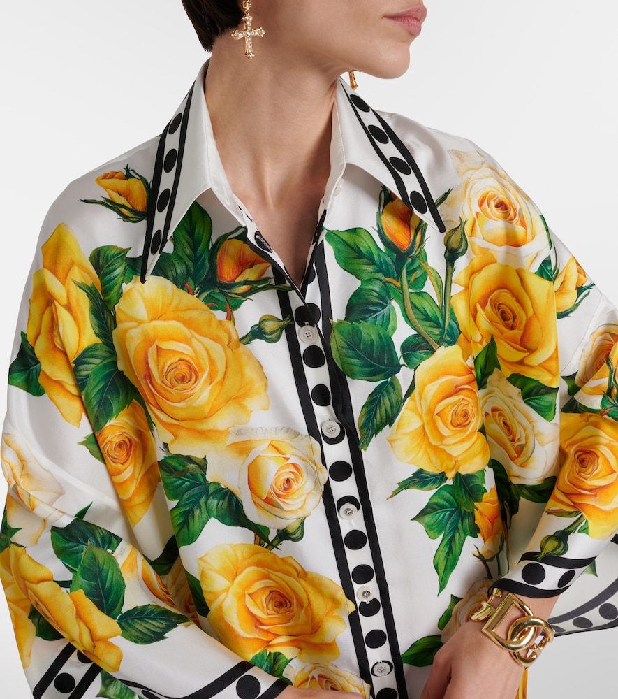 Dolce&Gabbana Oversized Floral Shirt