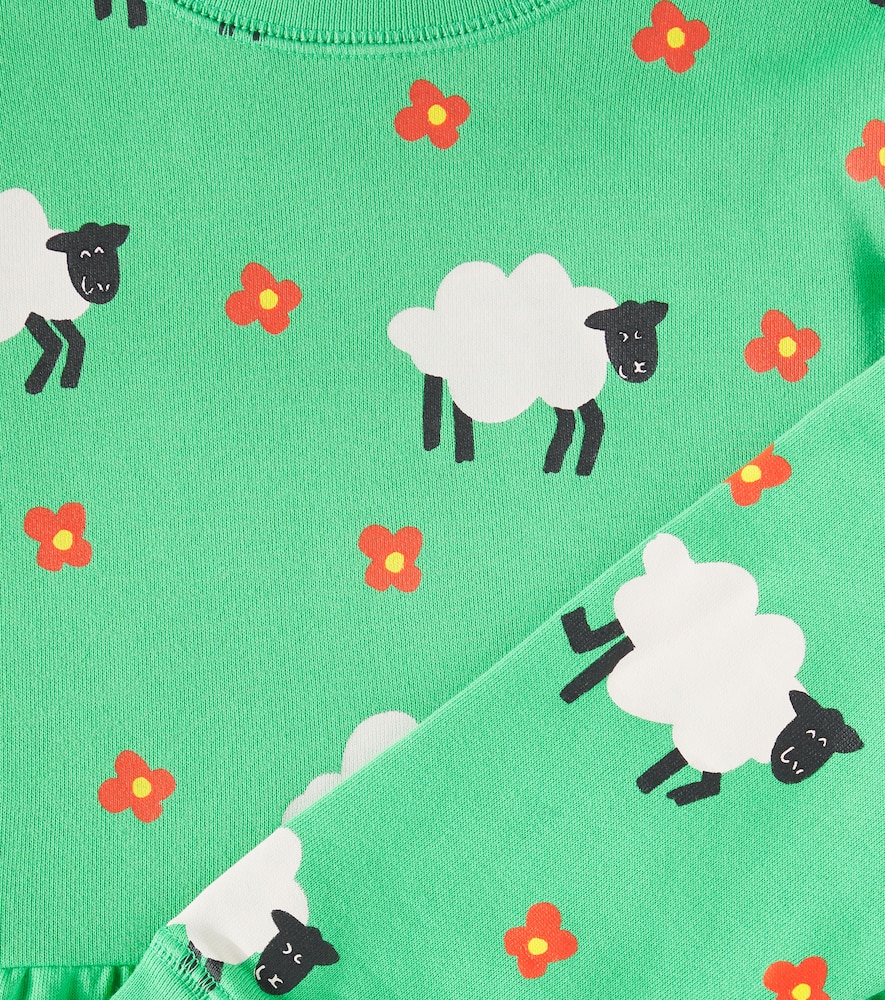  Stella Mccartney Kids Stella Mccartney Kids Bedrucktes Kleid Aus Baumwolle 