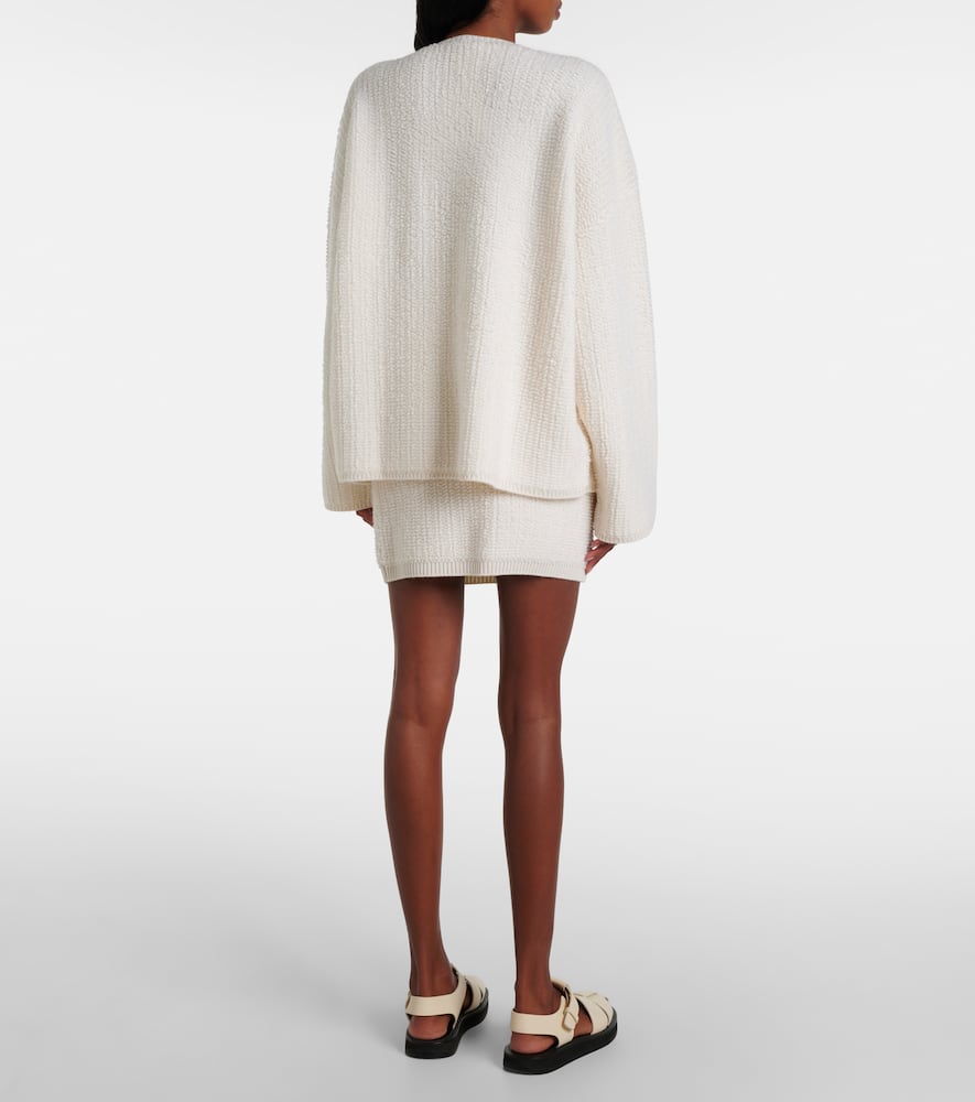Lisa Yang Elsa Cashmere Sweater In White