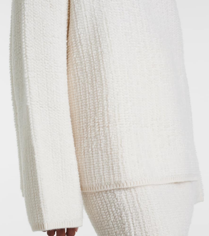 Lisa Yang Elsa Cashmere Sweater In White