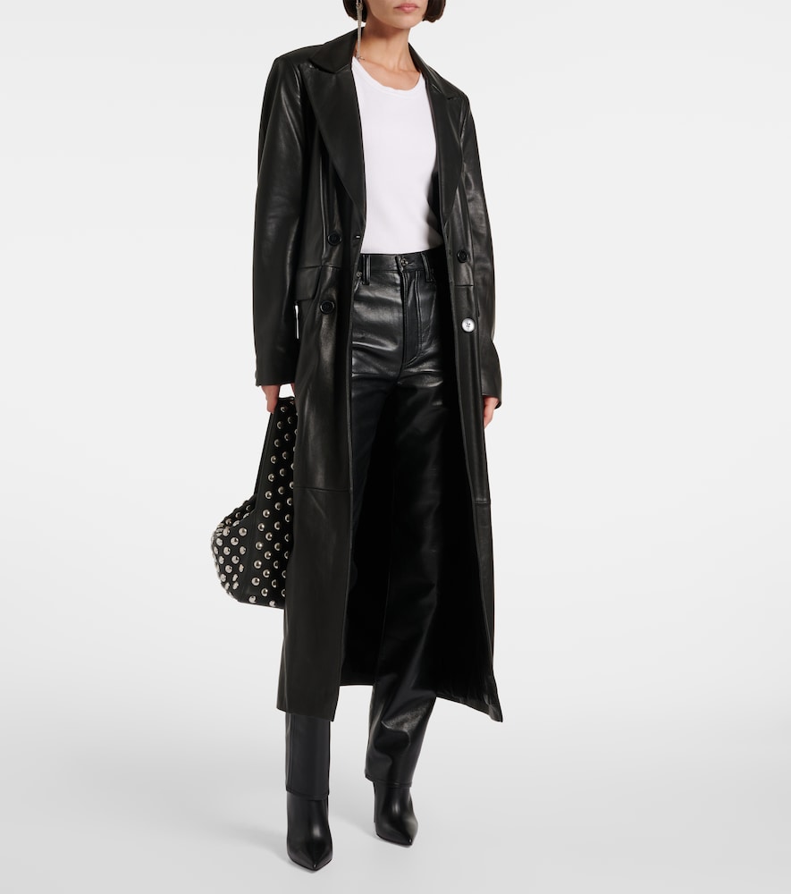 90'S Pinch Waist High-Rise Straight Pants