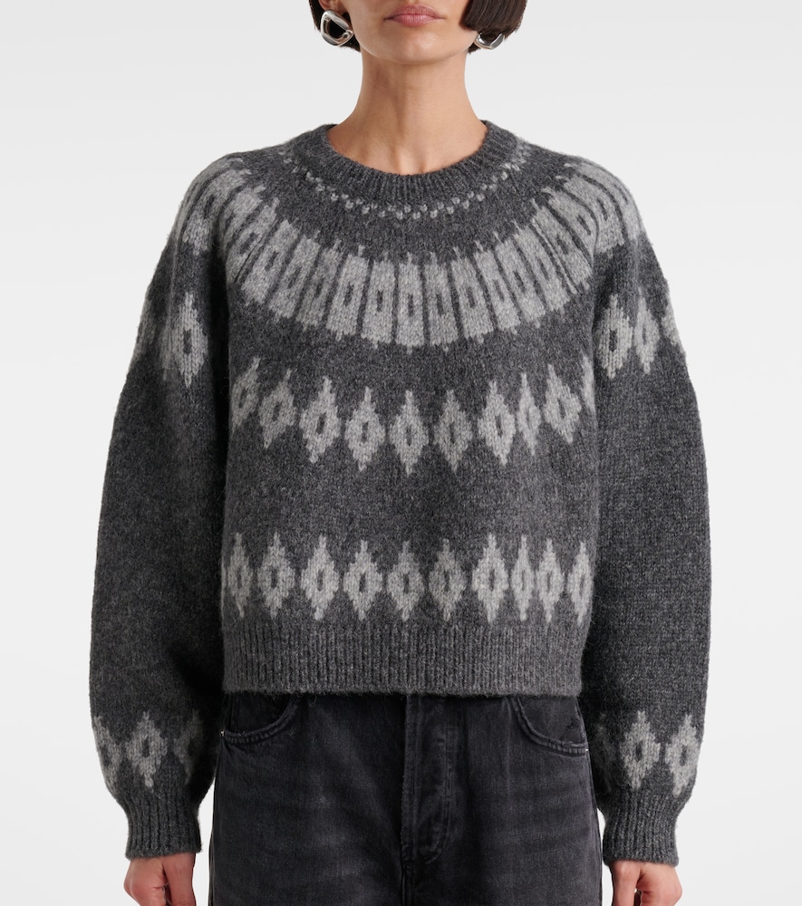  Nili Lotan Nili Lotan Arleth Fair Isle Alpaca-blend Sweater 