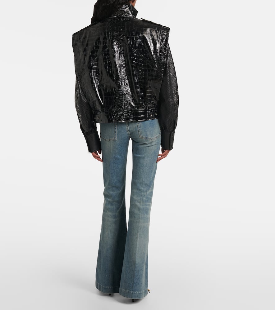 Givenchy Leather Jacket In Black