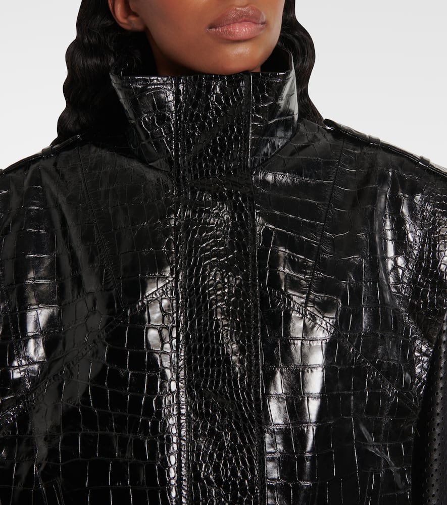 Givenchy Leather Jacket In Black