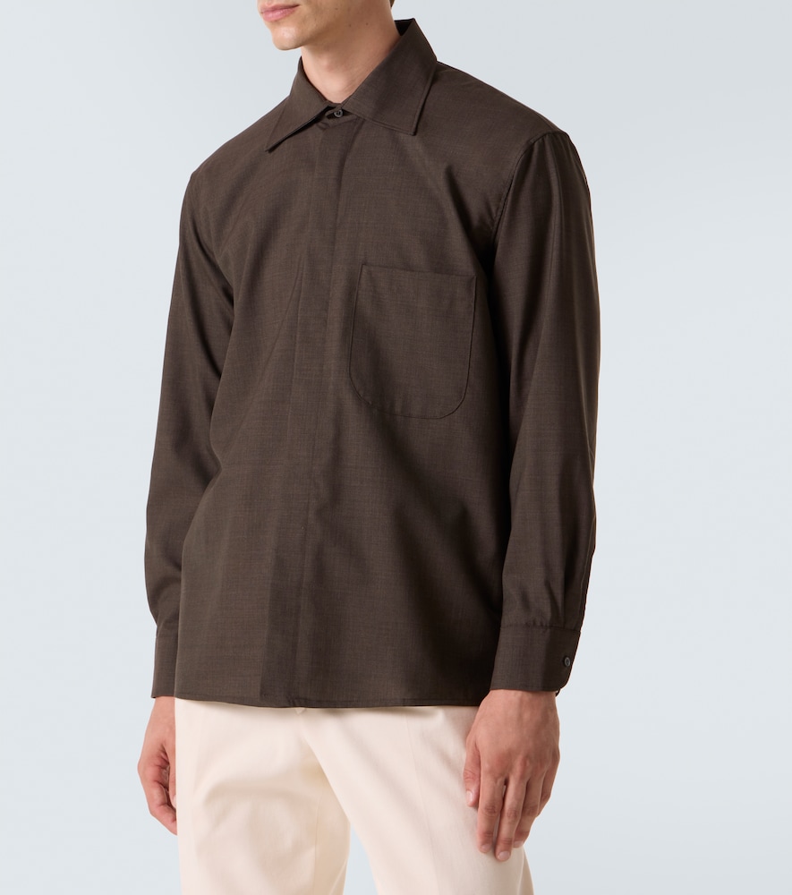  Saman Amel Saman Amel Wool Shirt 