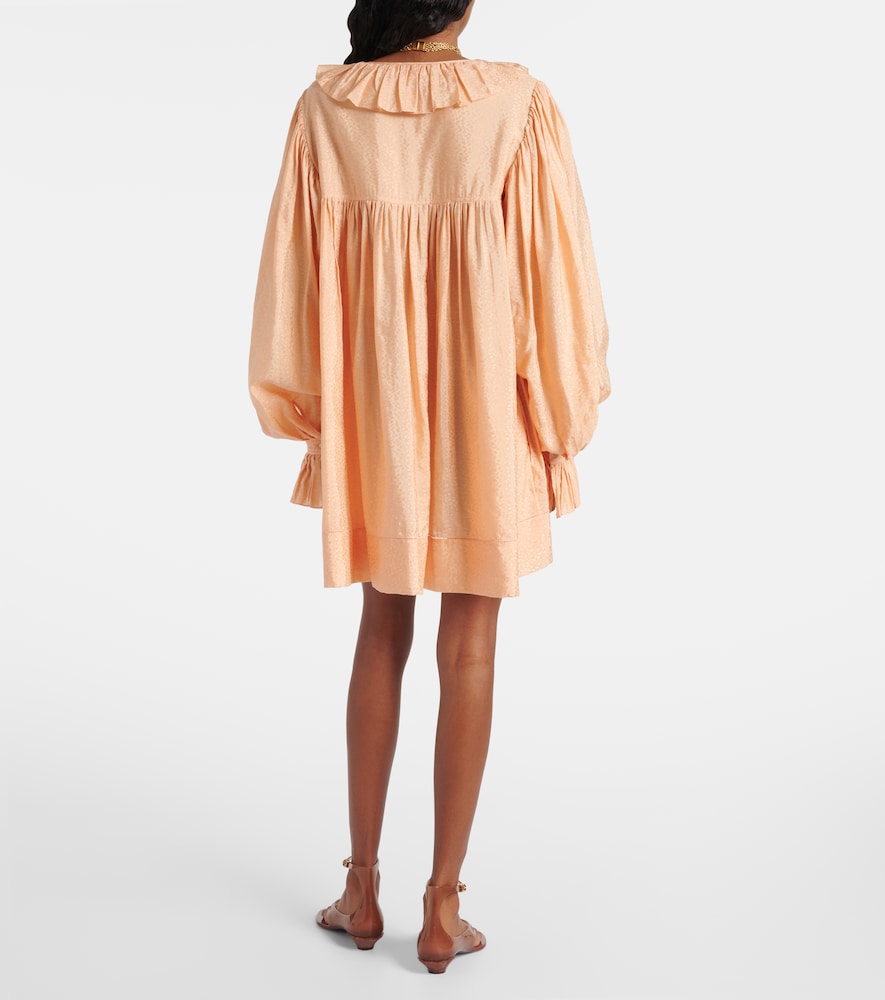  Chloe Chloe Ruffled Jacquard Minidress 