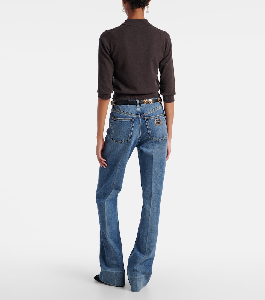 Dolce&Gabbana Cashmere Polo Sweater