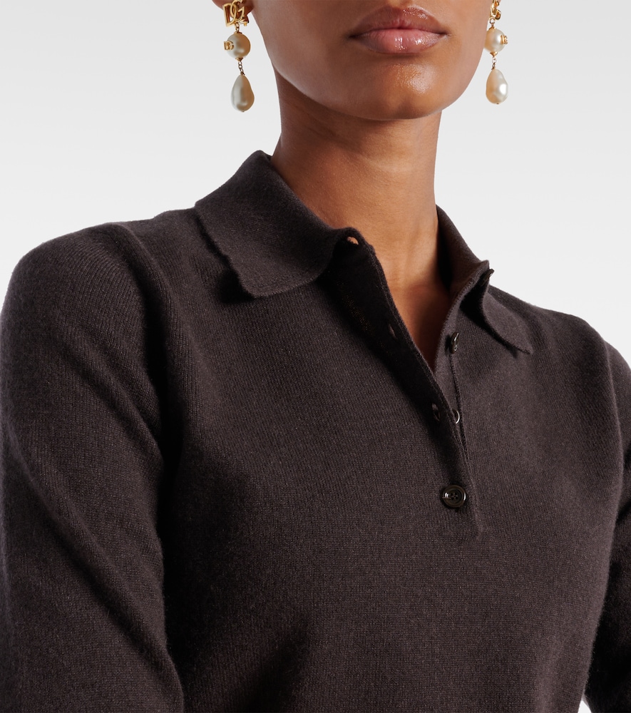  Dolce&gabbana Dolce&gabbana Polopullover Aus Kaschmir 