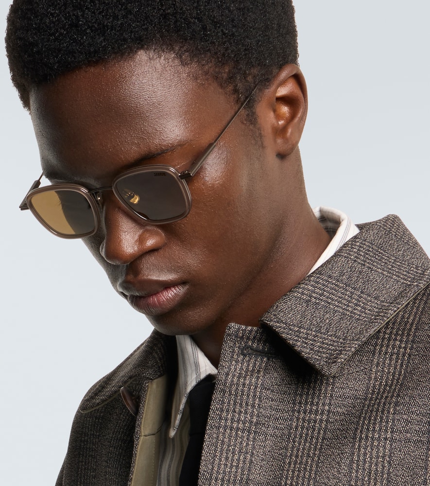  Zegna Zegna Square Sunglasses 