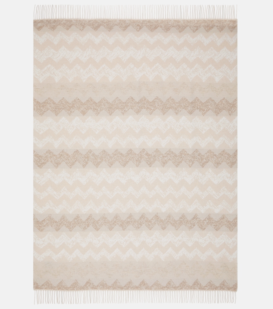 Gesseti Zigzag 울 블렌드 블랭킷