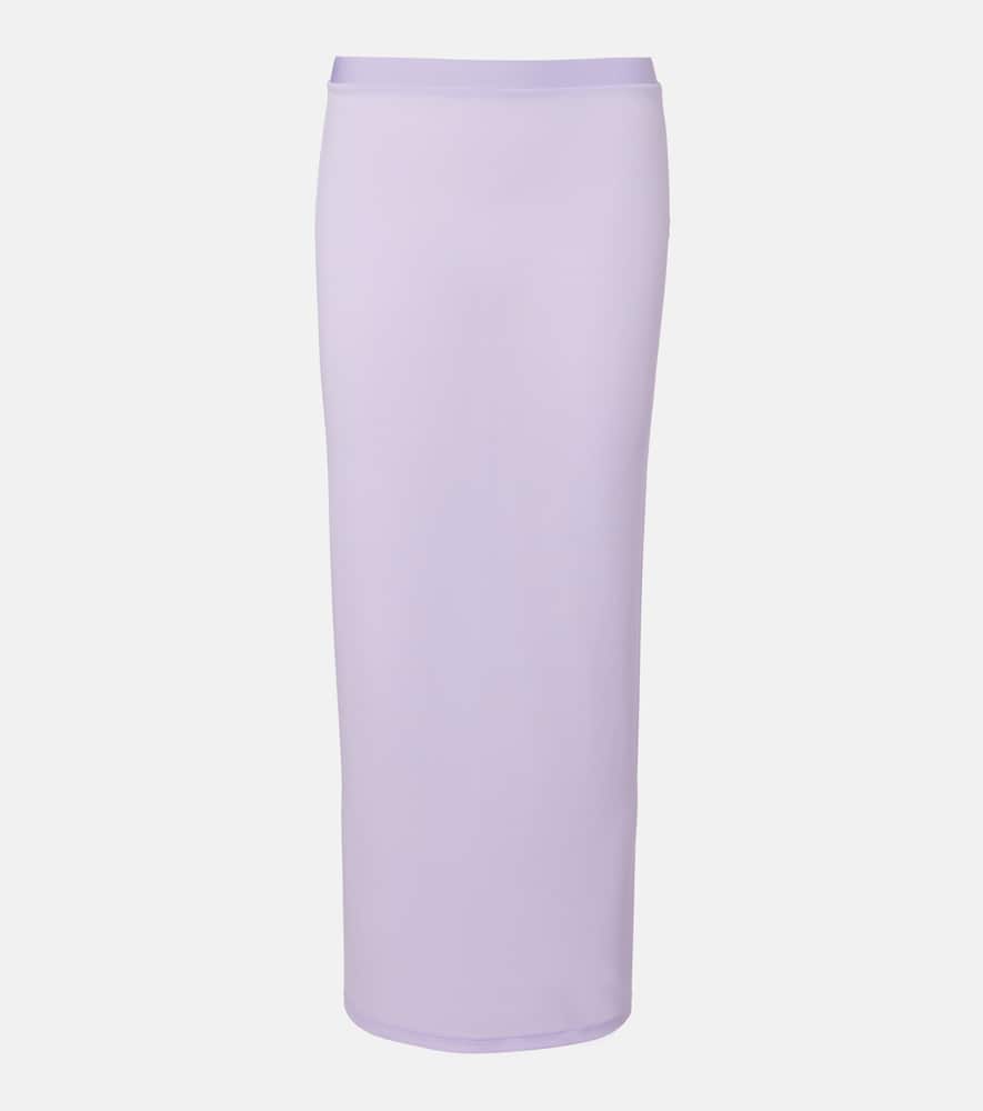 Wardrobe.nyc Wardrobe. Nyc Sheer Maxi Skirt In Purple