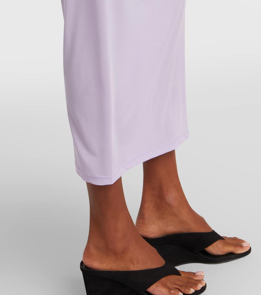 Wardrobe.nyc Wardrobe. Nyc Sheer Maxi Skirt In Purple