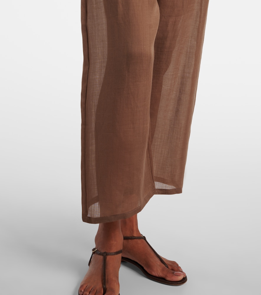 Leset Leset Cropped-hose Niko Aus Ramie 