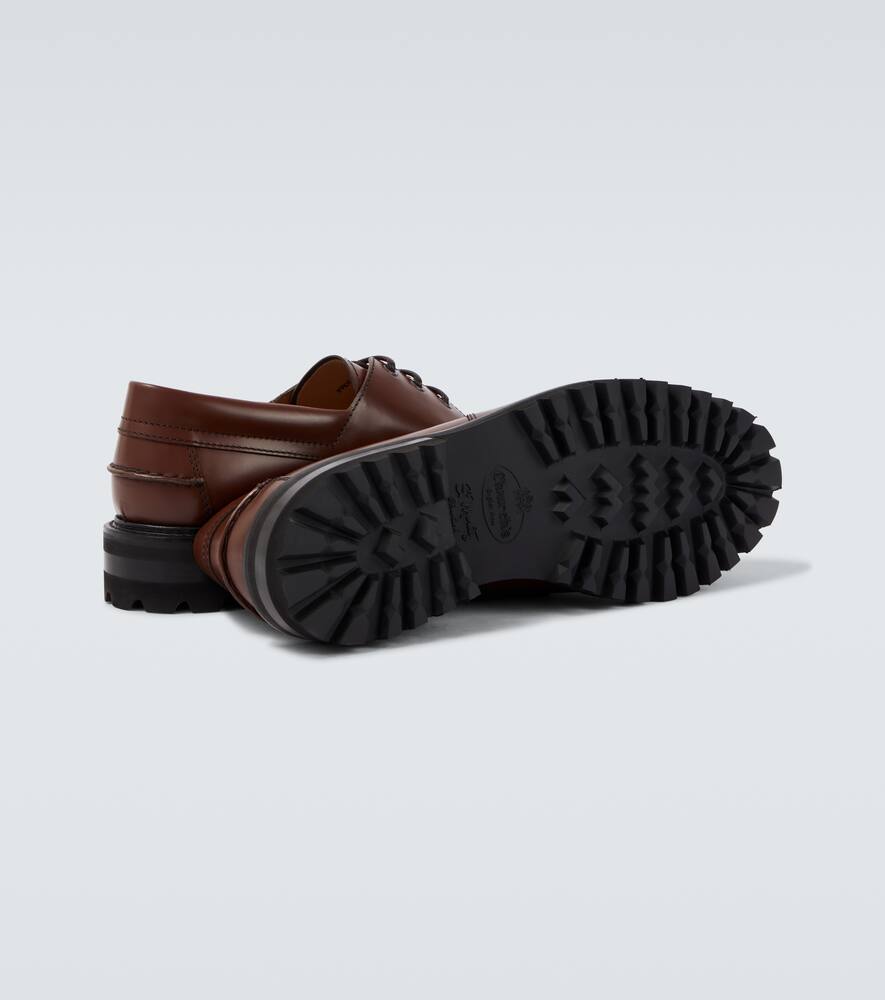 Church's Lace Up Boat Shoes With Chunky Sole In Brown