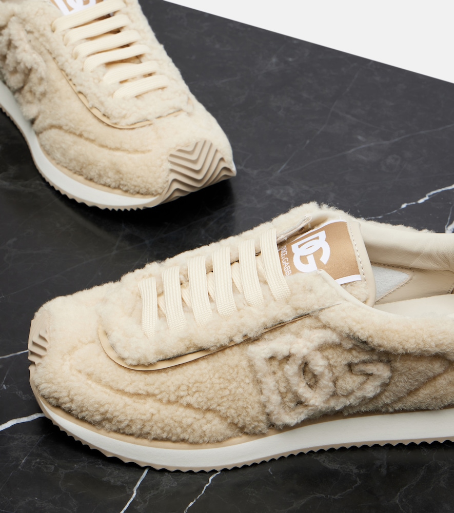  Dolce&gabbana Dolce&gabbana Sneakers Dg Cushion Aus Shearling 