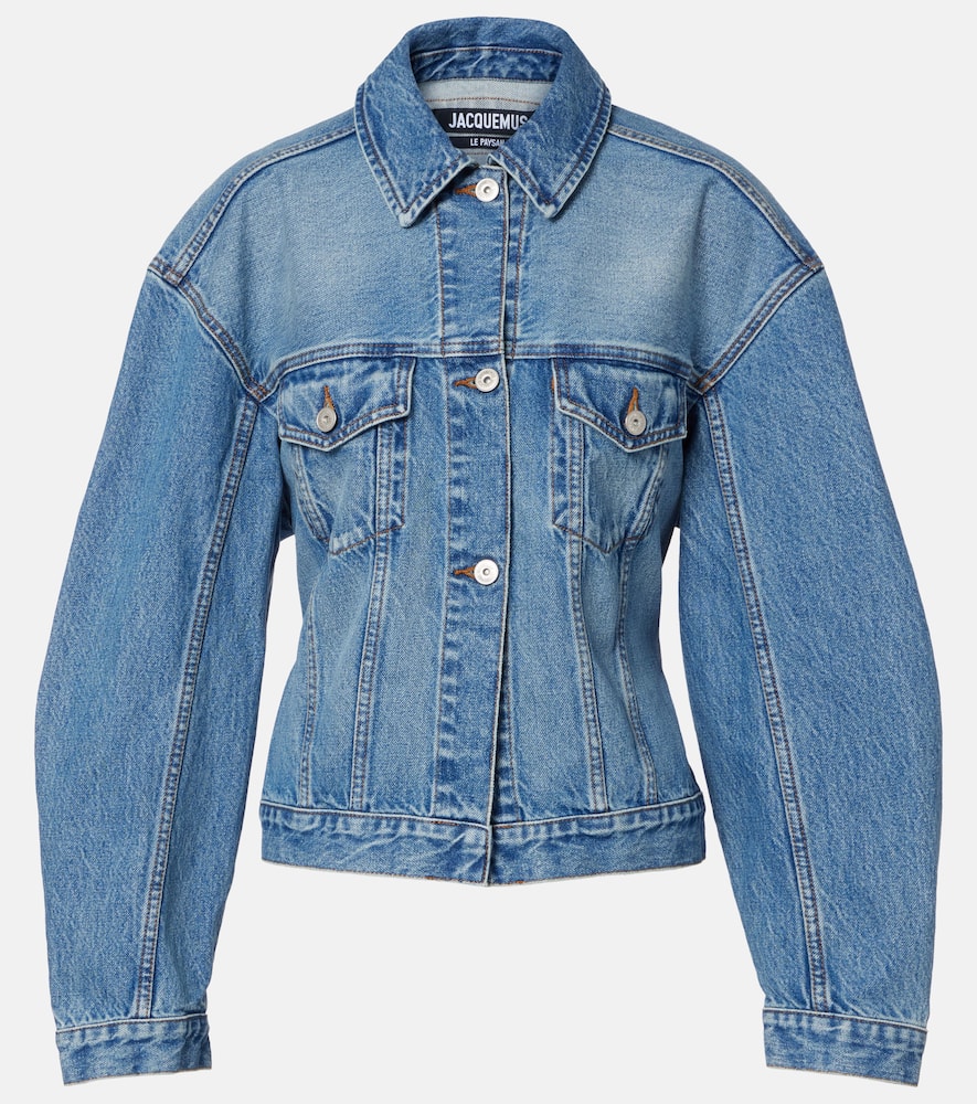 Cropped denim jacket