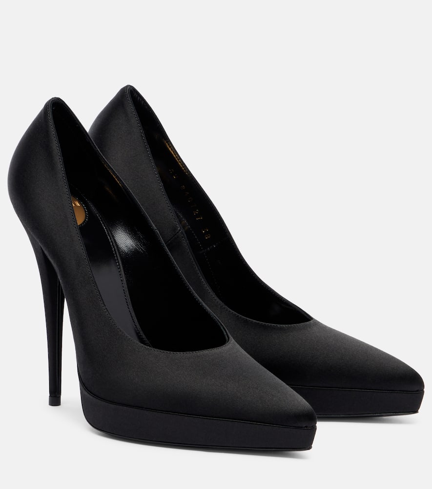 Lisa 110 satin platform pump