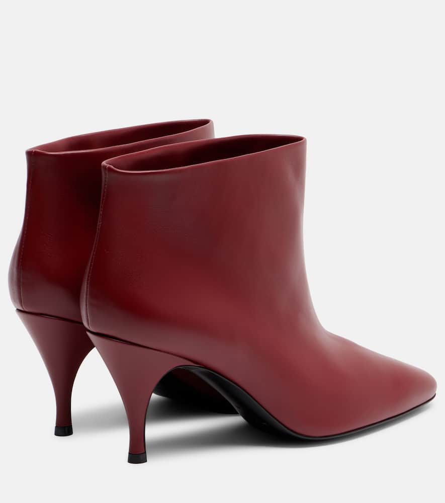 Herbert Levine Silhouette Leather Ankle Boots In Multi