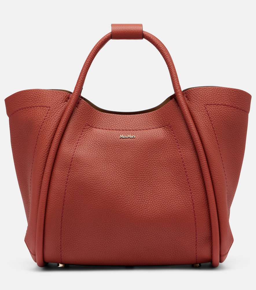Max Mara Marine Small leather tote bag