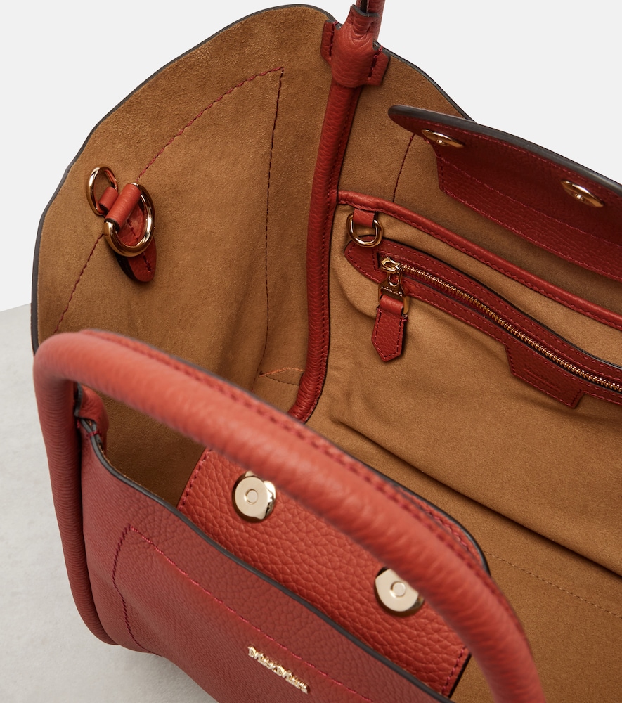  Max Mara Max Mara Tote Bag Marine Small Aus Leder 