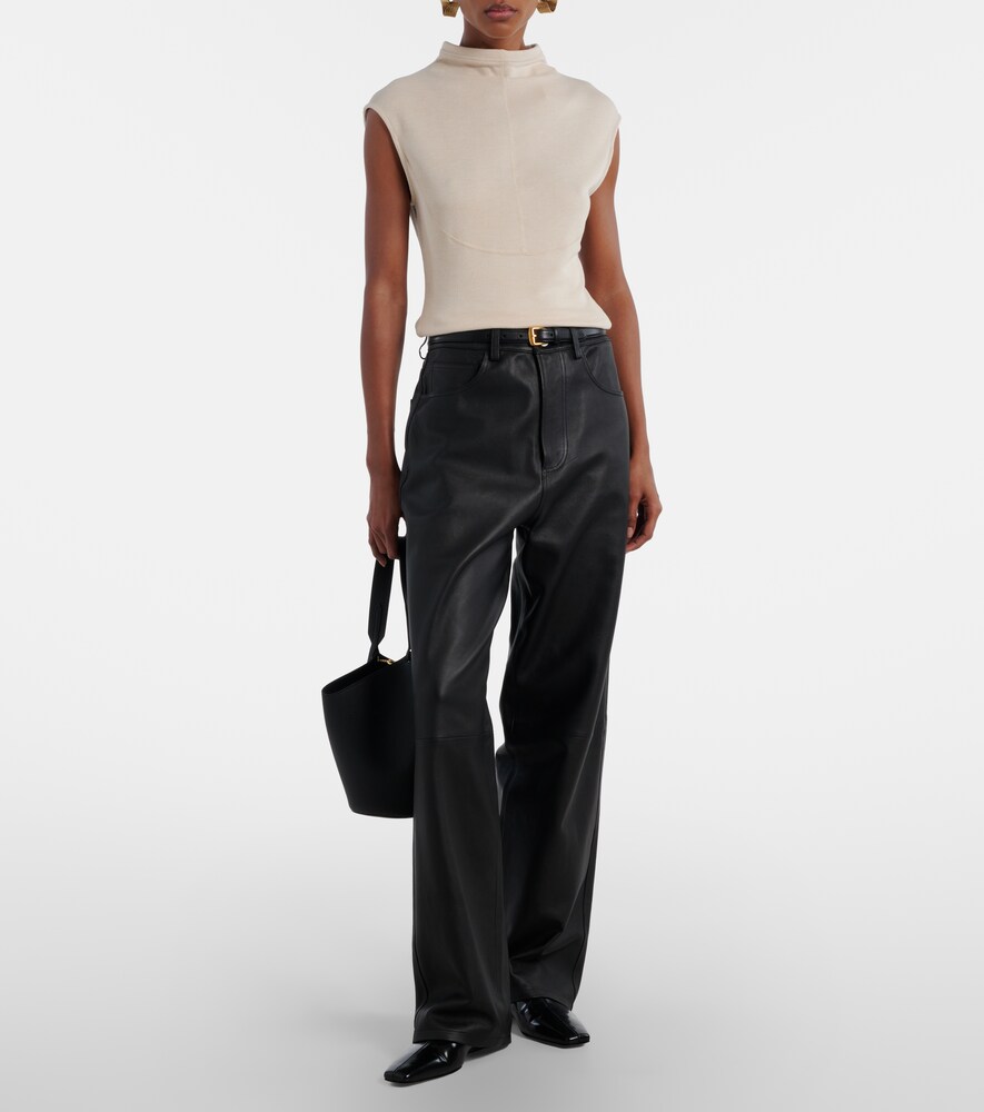 Proenza Schouler Zana ribbed-knit top