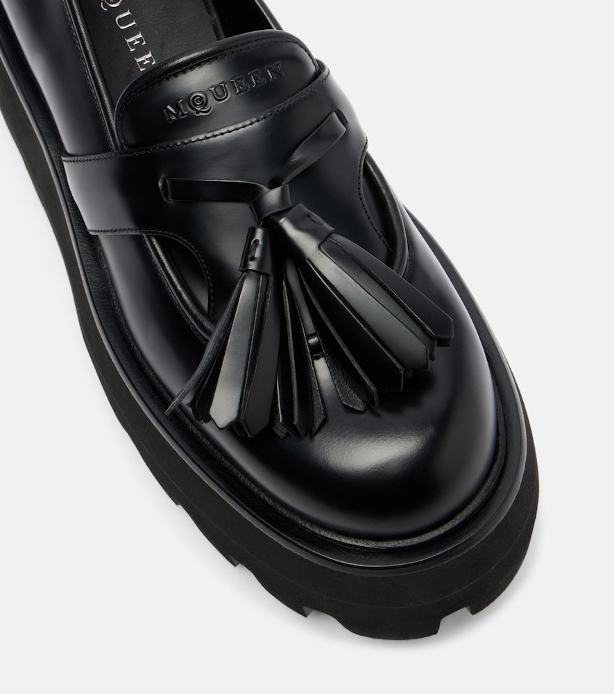  Mcqueen Mcqueen Sofa Leather Platform Loafers 