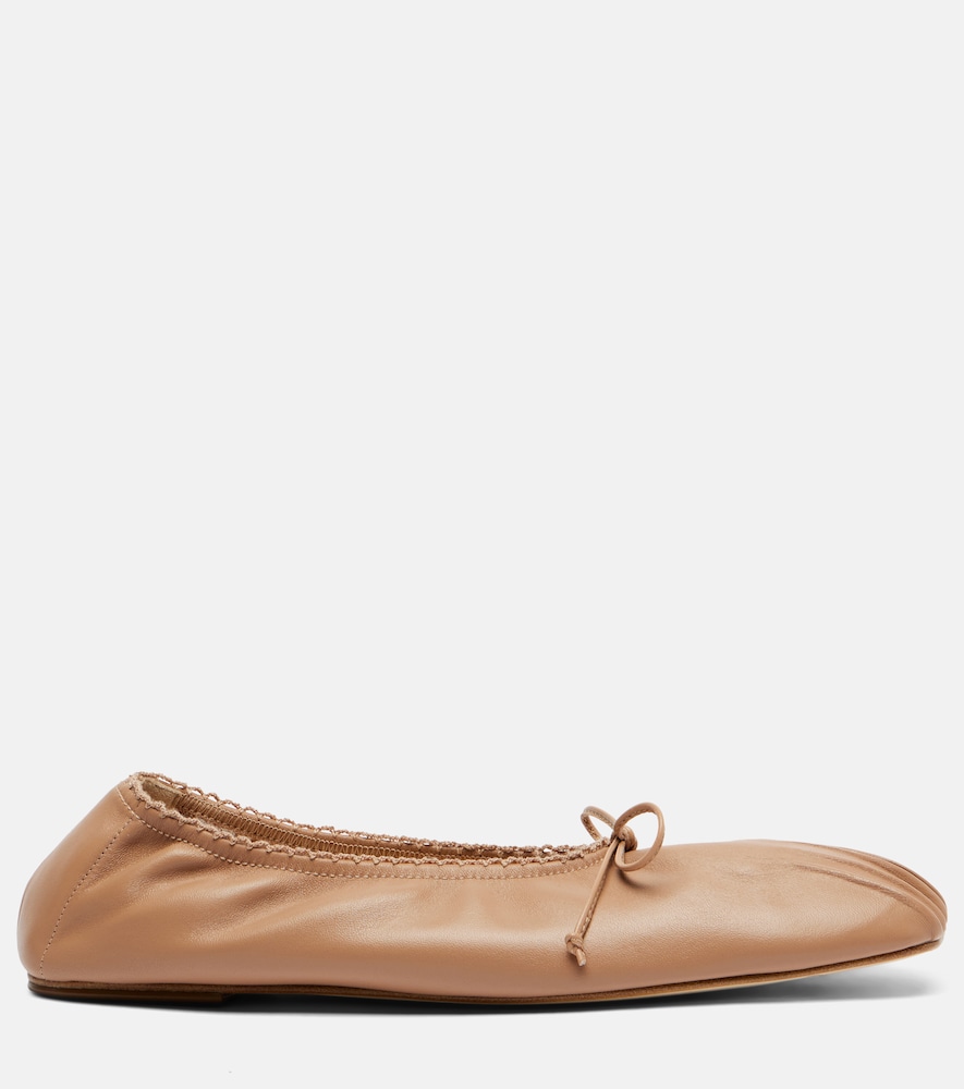  Magda Butrym Magda Butrym Leather Ballet Flats 