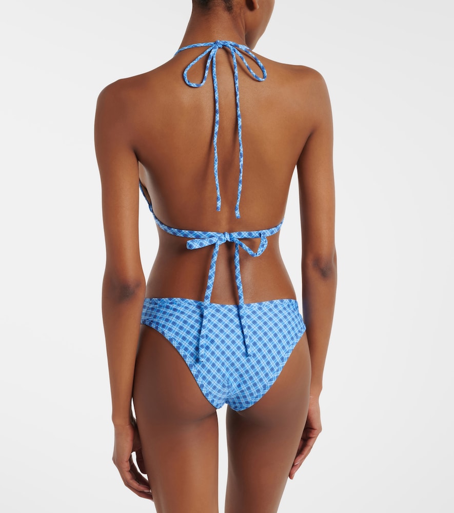 Montce Montce Lulu Plaid Bikini Bottoms 