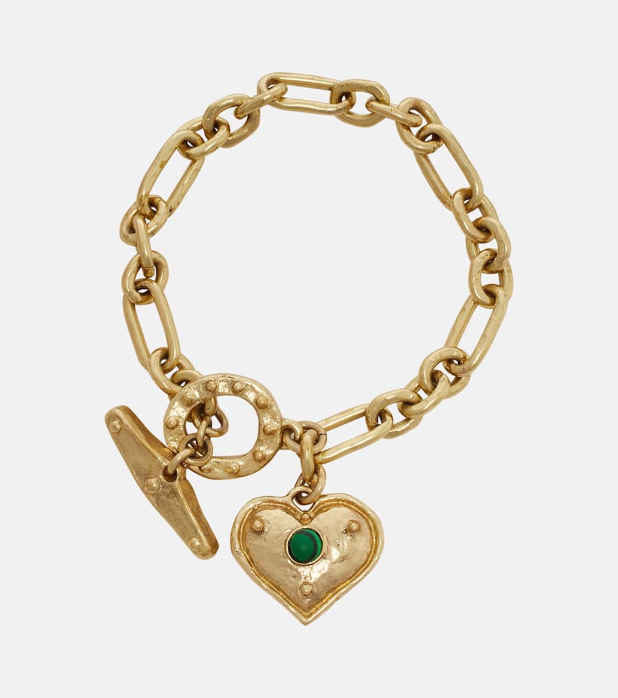 Alemais Alémais Jem Heart Charm Bracelet In Gold